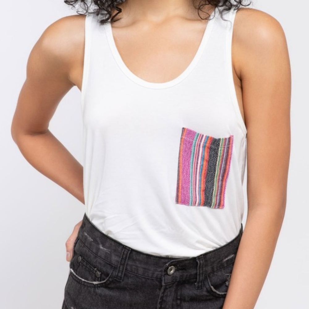 Pol Tank - Butter Soft with Tribal Pocket